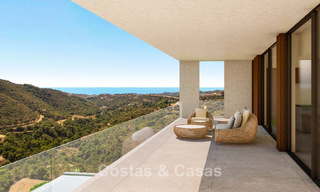Contemporary, modern villa for sale, located in natural surroundings, with breath-taking views of the valley and the sea, in a gated resort in Benahavis - Marbella 778064 