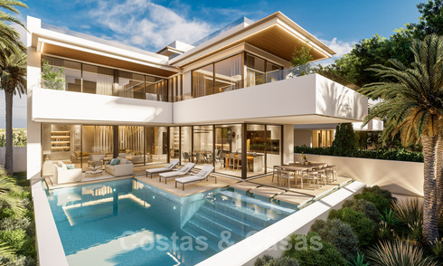 Fantastic, modern, new construction villa for sale, in a beach area of San Pedro in Marbella 40545