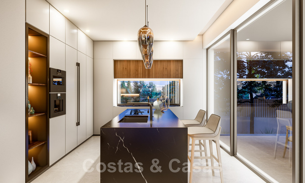 Modern new construction villa for sale, walking distance to the beach, beachside San Pedro de Alcantara, Marbella 40556