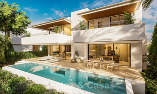 Modern new construction villa for sale, walking distance to the beach, beachside San Pedro de Alcantara, Marbella 40562 
