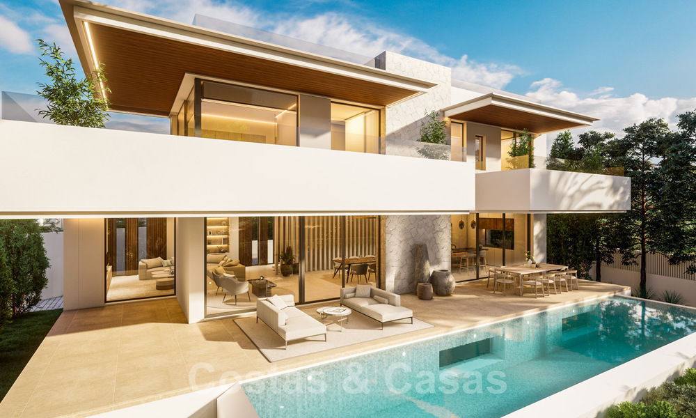 Modern new construction villa for sale, walking distance to the beach, beachside San Pedro de Alcantara, Marbella 40564