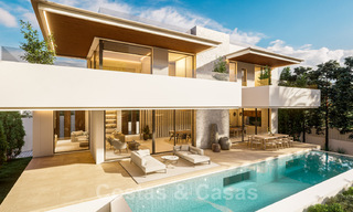 Modern new construction villa for sale, walking distance to the beach, beachside San Pedro de Alcantara, Marbella 40564 