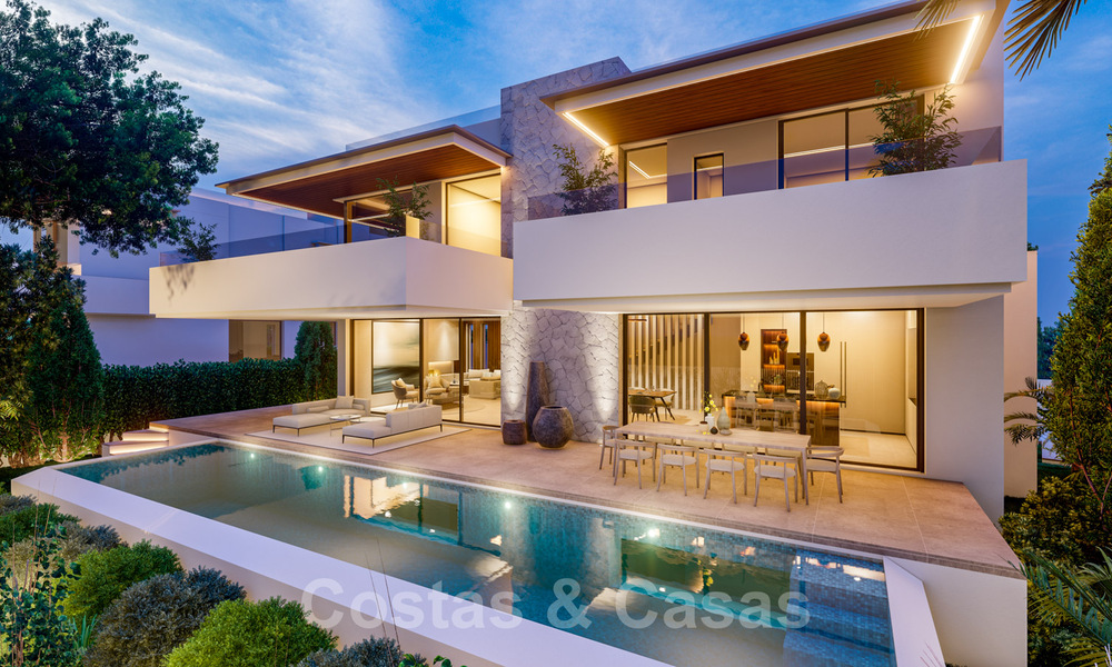 Modern new construction villa for sale, walking distance to the beach, beachside San Pedro de Alcantara, Marbella 40566