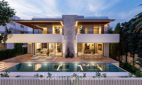 Modern new construction villa for sale, walking distance to the beach, beachside San Pedro de Alcantara, Marbella 40567