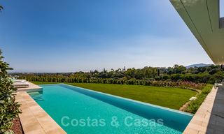 Royale, modern villa for sale with spectacular open sea views in a gated community in Benahavis - Marbella 40667 