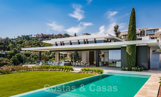 Royale, modern villa for sale with spectacular open sea views in a gated community in Benahavis - Marbella 40670 