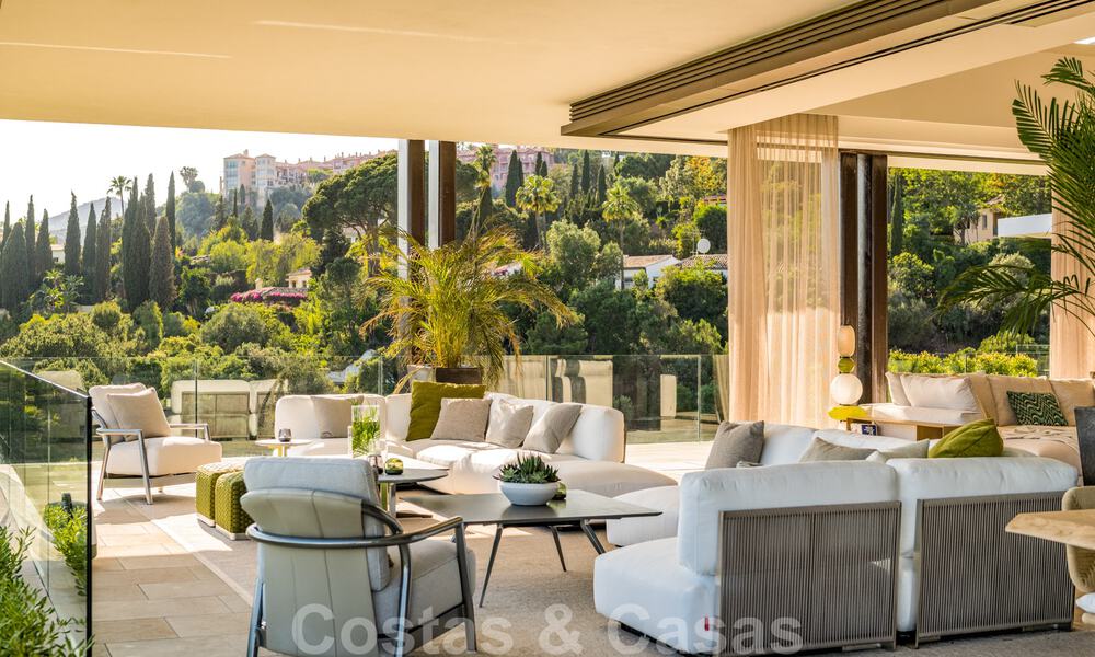 Royale, modern villa for sale with spectacular open sea views in a gated community in Benahavis - Marbella 40720