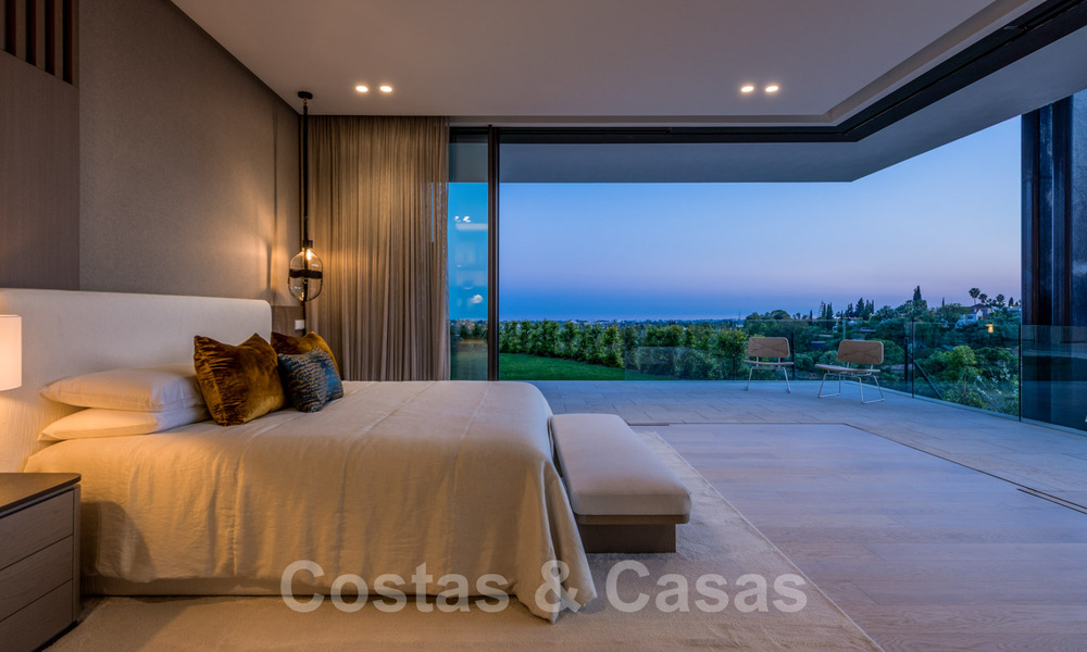 Royale, modern villa for sale with spectacular open sea views in a gated community in Benahavis - Marbella 40757
