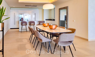 Luxurious penthouses for sale in a refurbished complex, on first line beach with breathtaking sea views, in the center of Estepona 40642 