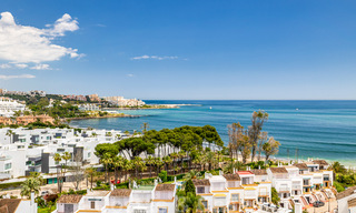 Fully renovated penthouse for sale, with panoramic sea views in a frontline beach complex in West Estepona 41092 