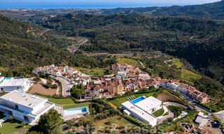 Ready to move in, modern luxury villa for sale with panoramic mountain and sea views in a gated resort in Marbella - Benahavis 41047 