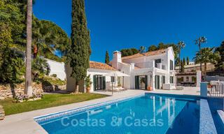 Magnificent, traditional, Andalusian, luxury villa for sale with panoramic sea views in Benahavis - Marbella 40784 