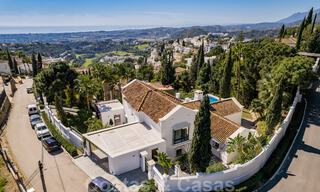 Magnificent, traditional, Andalusian, luxury villa for sale with panoramic sea views in Benahavis - Marbella 40792 