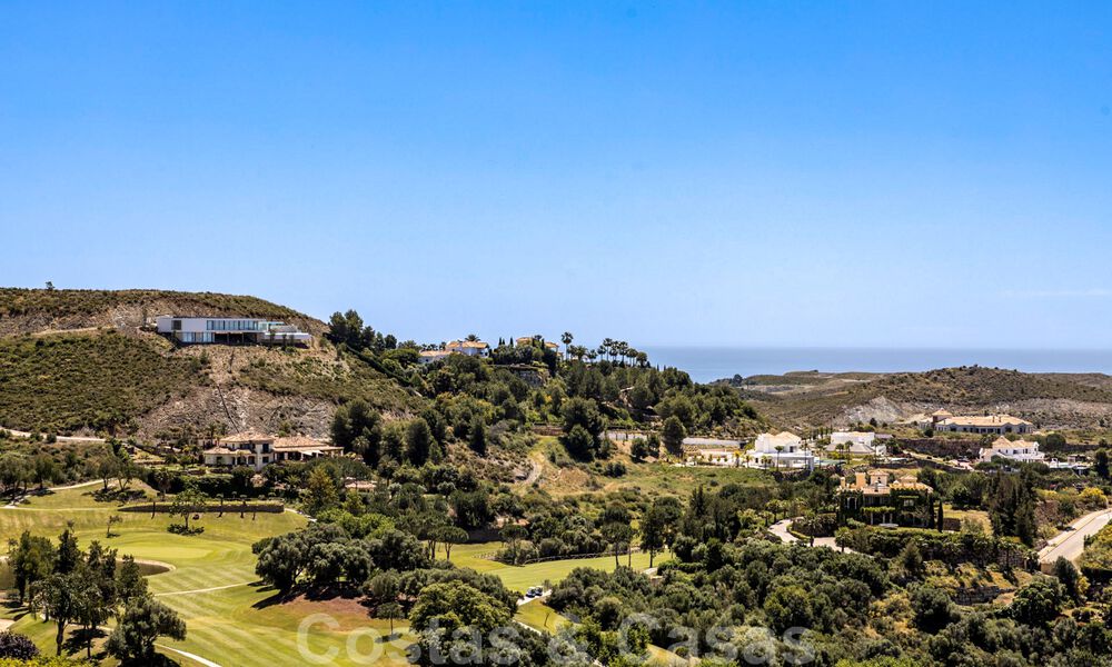 Designer villa for sale with panoramic sea views in a prestigious golf resort in Benahavis - Marbella 40953