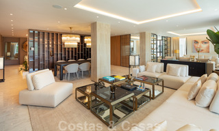 Luxurious, exclusive penthouse with huge roof terrace and private pool for sale in Marbella, Golden Mile 41111 