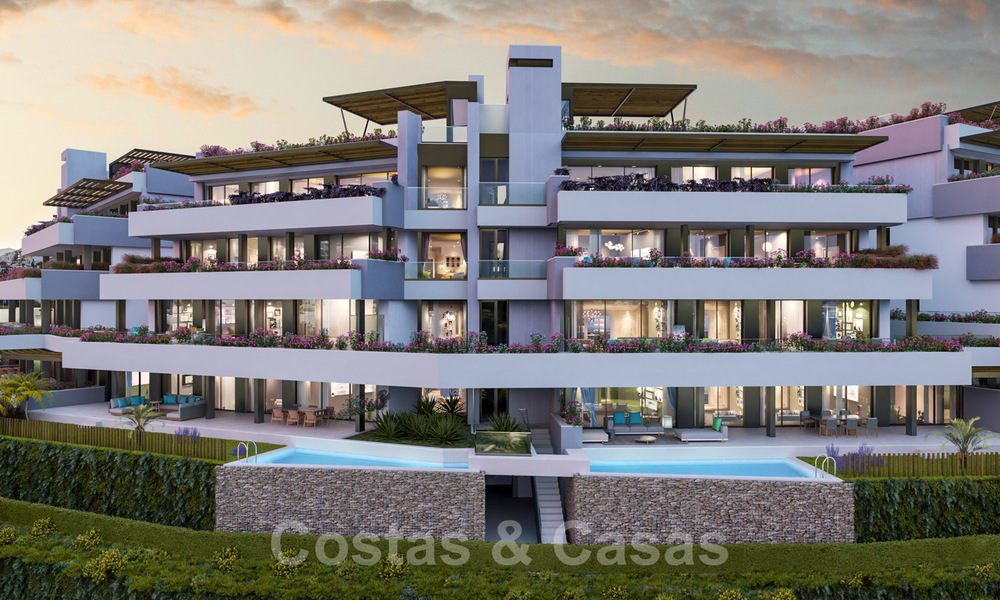 New, modern, luxury apartments for sale with panoramic sea views in Marbella - Benahavis 41178