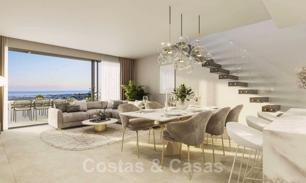 New, modern, luxury apartments for sale with panoramic sea views in Marbella - Benahavis 41179