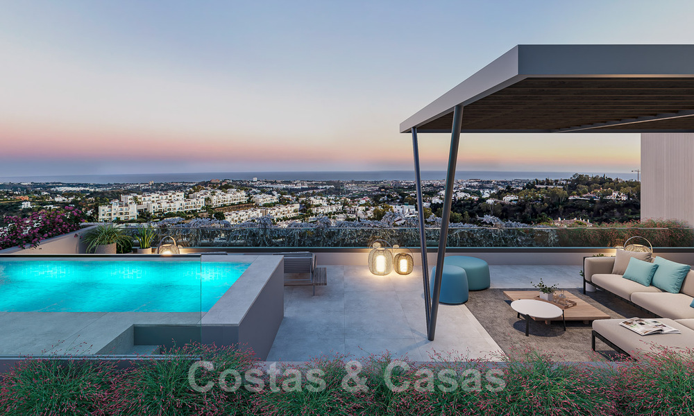 New on the market! New, modern, luxury apartments for sale with panoramic sea views in Marbella - Benahavis 41204