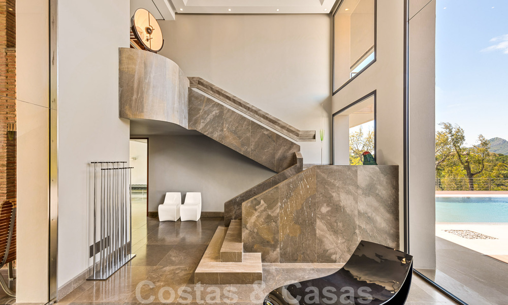 Modern luxury villa for sale with a designer interior, in the exclusive La Zagaleta Golf resort, Benahavis - Marbella 41214