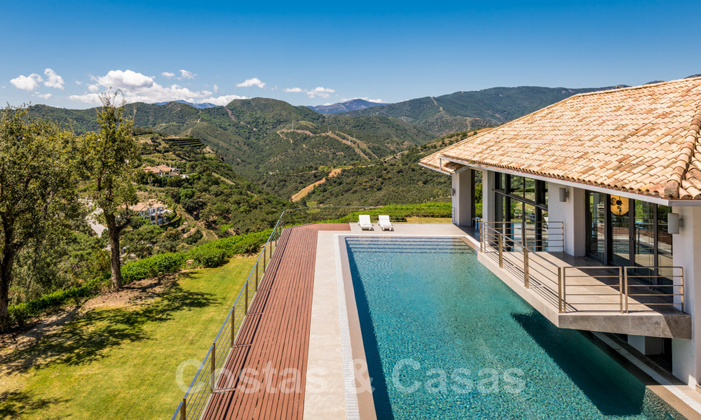 Modern luxury villa for sale with a designer interior, in the exclusive La Zagaleta Golf resort, Benahavis - Marbella 41215