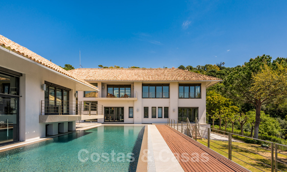 Modern luxury villa for sale with a designer interior, in the exclusive La Zagaleta Golf resort, Benahavis - Marbella 41236