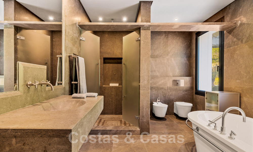 Modern luxury villa for sale with a designer interior, in the exclusive La Zagaleta Golf resort, Benahavis - Marbella 41240