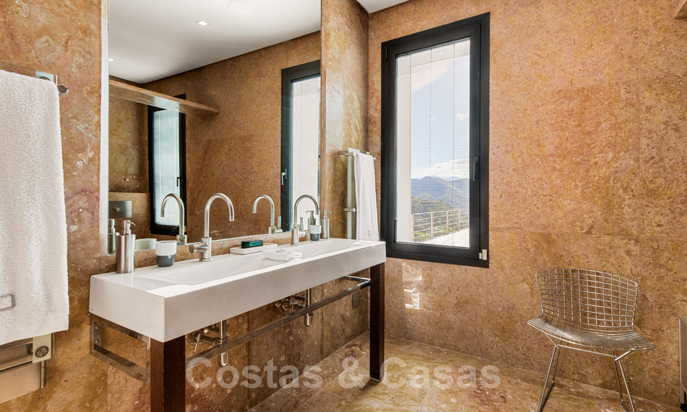 Modern luxury villa for sale with a designer interior, in the exclusive La Zagaleta Golf resort, Benahavis - Marbella 41242