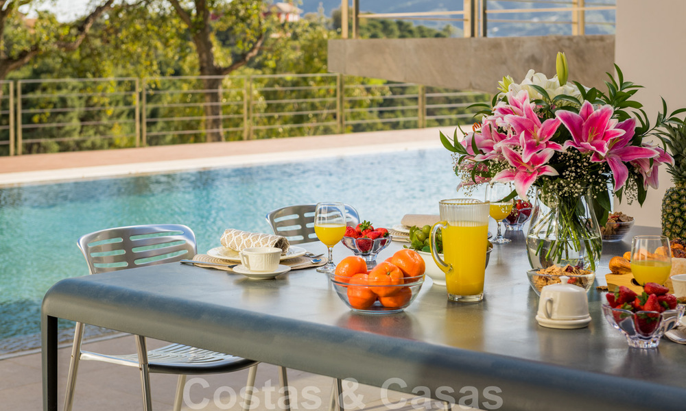 Modern luxury villa for sale with a designer interior, in the exclusive La Zagaleta Golf resort, Benahavis - Marbella 41248