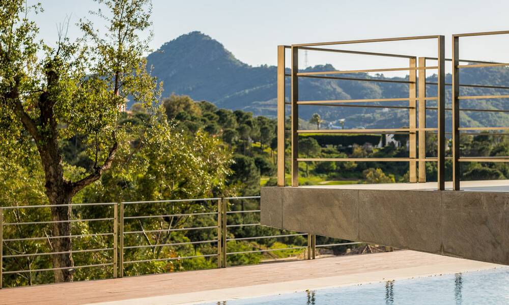 Modern luxury villa for sale with a designer interior, in the exclusive La Zagaleta Golf resort, Benahavis - Marbella 41249