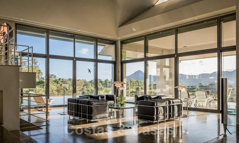 Modern luxury villa for sale with a designer interior, in the exclusive La Zagaleta Golf resort, Benahavis - Marbella 41257