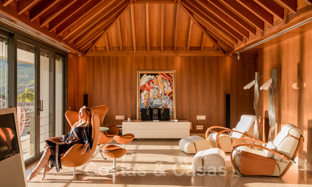 Modern luxury villa for sale with a designer interior, in the exclusive La Zagaleta Golf resort, Benahavis - Marbella 41260