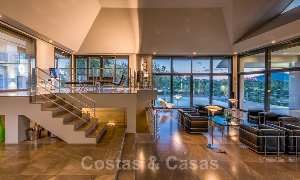 Modern luxury villa for sale with a designer interior, in the exclusive La Zagaleta Golf resort, Benahavis - Marbella 41269