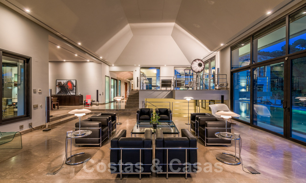 Modern luxury villa for sale with a designer interior, in the exclusive La Zagaleta Golf resort, Benahavis - Marbella 41273