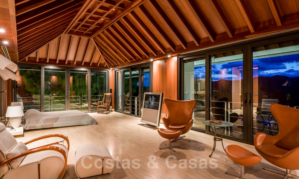 Modern luxury villa for sale with a designer interior, in the exclusive La Zagaleta Golf resort, Benahavis - Marbella 41275