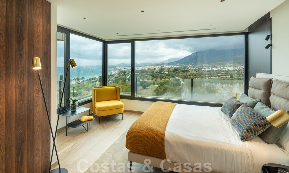 Contemporary, modern, luxury apartement for sale with panoramic sea views in Rio Real, Marbella 41281