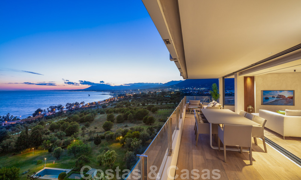 Contemporary, modern, luxury apartement for sale with panoramic sea views in Rio Real, Marbella 41296