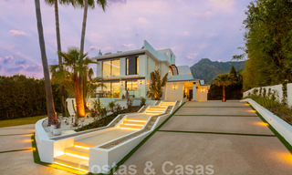 Contemporary luxury villa for sale with panoramic sea views and the La Concha mountain, on the Golden Mile of Marbella 41335 