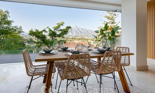Renovated, modern apartment for sale with a spacious terrace in Nueva Andalucia, Marbella 41348 
