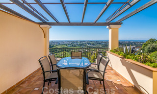 Luxurious, duplex penthouse for sale with panoramic sea views in Benahavis - Marbella 41458 
