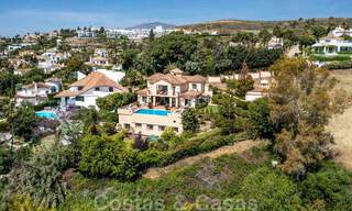 Spanish, luxury villa for sale, with views of the countryside and the sea, in Marbella - Benahavis 41565 