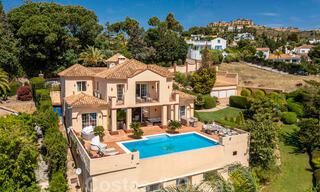 Spanish, luxury villa for sale, with views of the countryside and the sea, in Marbella - Benahavis 41567 