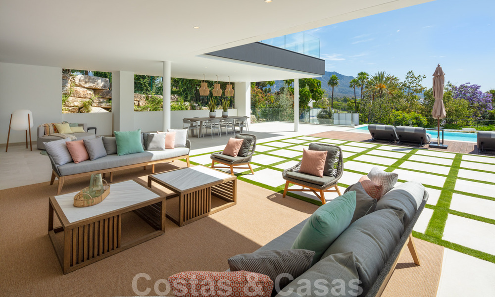 Luxurious, LA-style villa for sale, with open views of the La Concha mountain in Nueva Andalucia - Marbella 41721