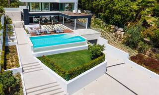 Luxurious, LA-style villa for sale, with open views of the La Concha mountain in Nueva Andalucia - Marbella 41734 