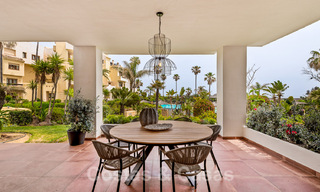 Ready to move in, luxury apartment for sale, in a secured beach complex on the New Golden Mile between Marbella - Estepona 41899 