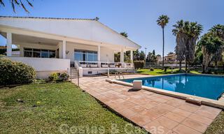 Investment opportunity. Charming villa for sale on a large plot with sea views in quiet area close to Marbella centre 41788 