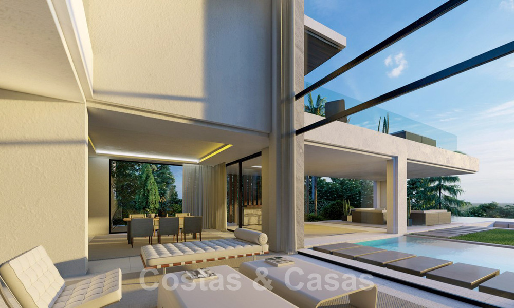 New luxury villa for sale in a gated private community on the Golden Mile in Marbella 41804