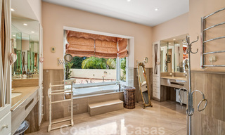 Traditional style luxury villa for sale with garden views, beachside in Guadalmina Baja in Marbella 41822 