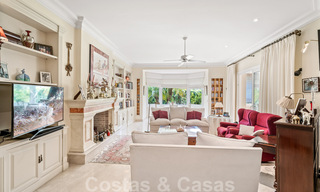 Traditional style luxury villa for sale with garden views, beachside in Guadalmina Baja in Marbella 41839 