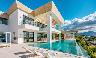 Modernist villa for sale with panoramic sea views in Marbella - Benahavis 41921 
