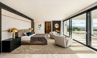 Modernist villa for sale with panoramic sea views in Marbella - Benahavis 41928 
